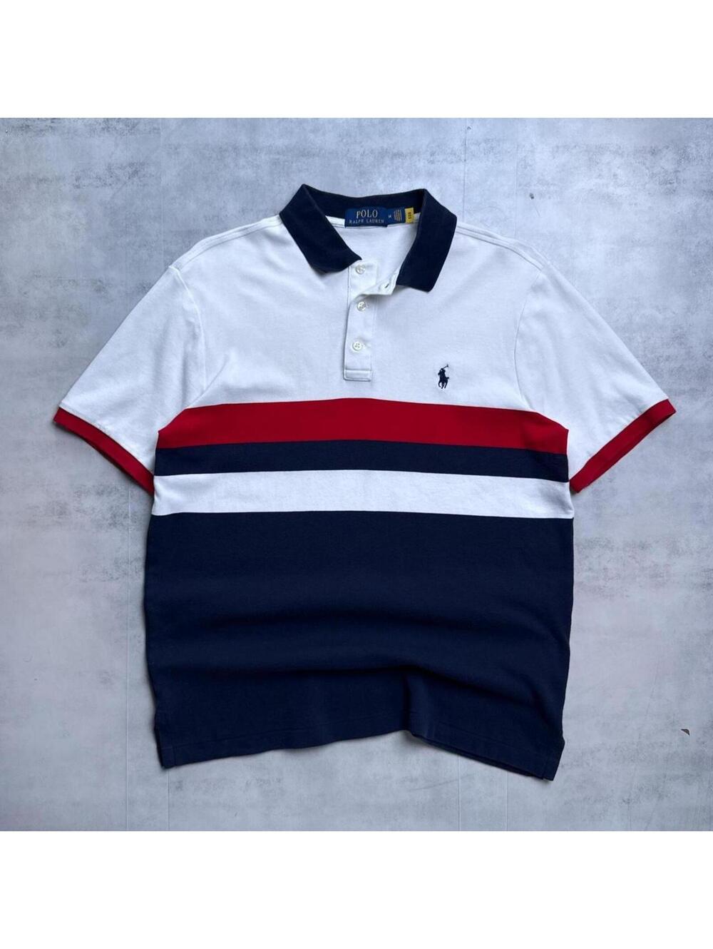 Y2K Polo Ralph Lauren Striped Polo Shirt